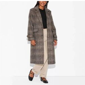 WILD FABLE GREY WOOL COAT